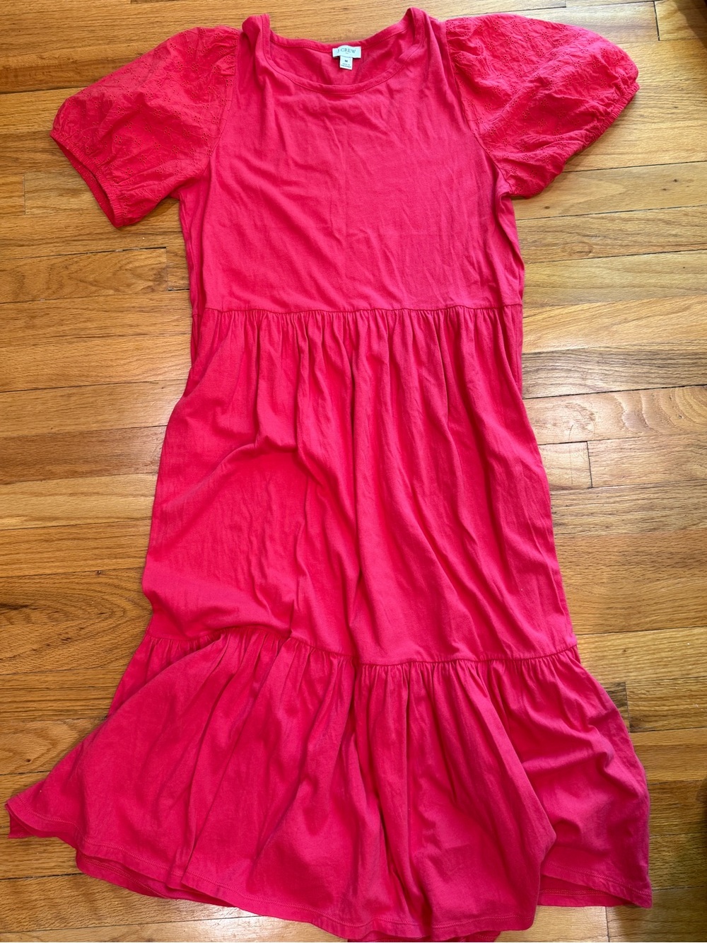 J. Crew Tiered Cotton Dress